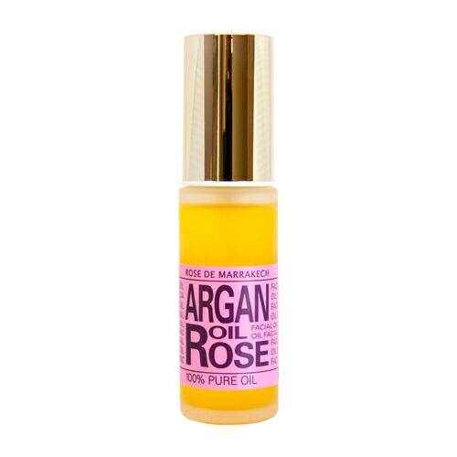 【ROSE DE MARRAKECH】【アルガンオイル ローズ】【フェイシャルオイル】【30ml】美容液 オーガニック エイジングケア アルガンオイル スキンケア メンズ うるおい しっとり ノンアルコール 保湿 無添加 ローション アロマ 顔 ローズ