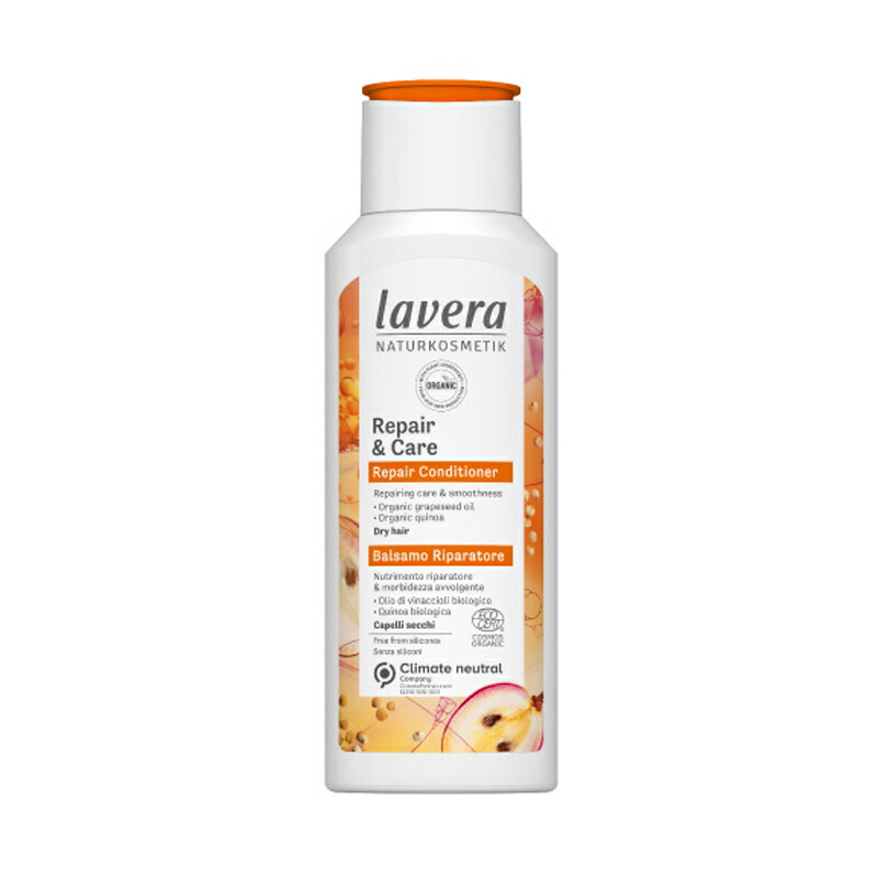 【lavera】【リペア】【コンディショナー】コンディショナー ノンシリコン オーガニック アロマ アロマオイル おしゃれ エイジングケアヘアケア 無添加 頭皮 頭皮ケア ローズ イランイラン ダマスクローズ アルガンオイル アボカド メンズ 女性 リペア ダメージ 保湿
