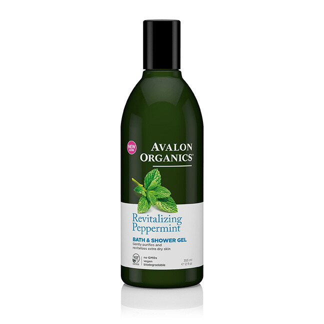 【AVALON ORGANICS】【ボディウォッシュPM】【ペパーミント】ボディソープ 泡風呂 入浴剤 バブルバス(泡風呂) バブルバス オーガニック アロエ アロマ ミント おしゃれ メンズ 無添加 乾燥肌 しっとり 消臭 体臭 保湿 本体 ボトル