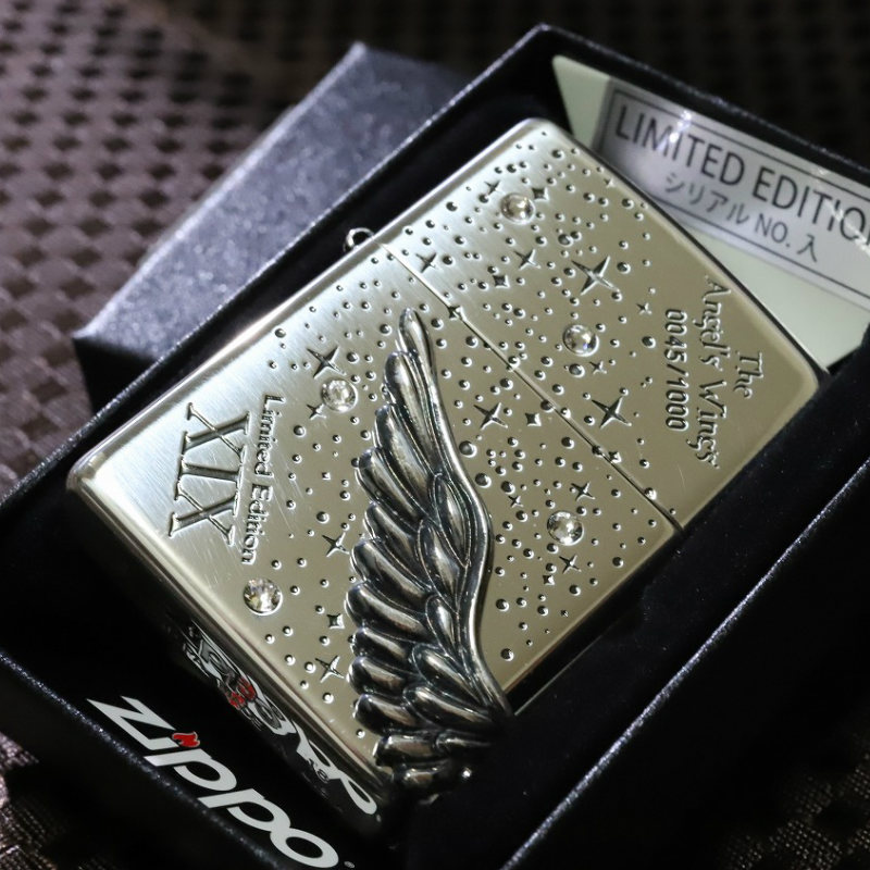 限定ZIPPO ジッポ エンジェルウイング 2019 シルバー 翼 羽 銀 限定モデル 人気 プレゼント おしゃれ 送料無料 PAW かっこいい