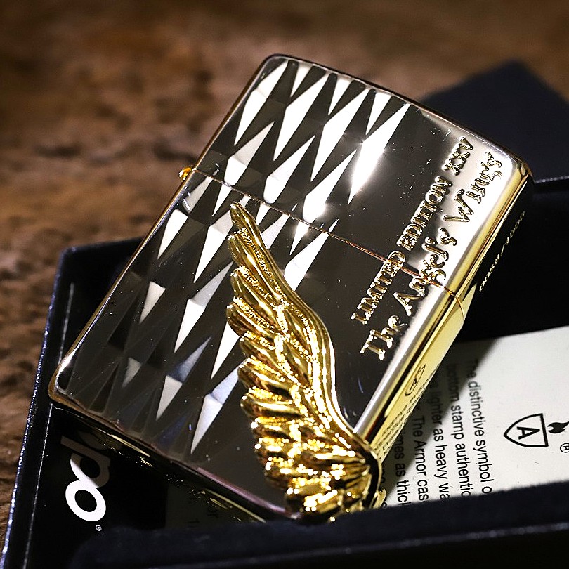 限定 Armor ZIPPO 2025 エンジェルウイング シルバー＆ゴールド 翼 羽 アーマージッポー 人気 プレゼント ライター かっこいい zippo アウトドア PAW2025 金 銀