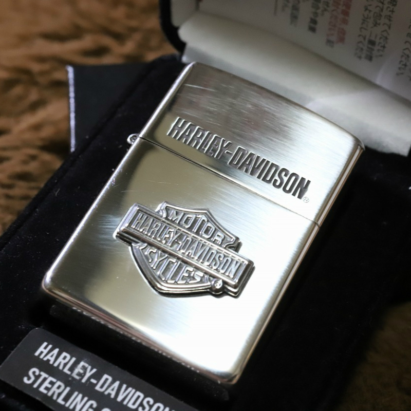 純銀zippo Harley Davidson バー シールド ロゴプレート ハーレーダビッドソン Zippo 純銀ジッポ プレゼント 人気 スターリングシルバー 高級ジッポ バイクジッポ かっこいい Roofingtileskenya Com