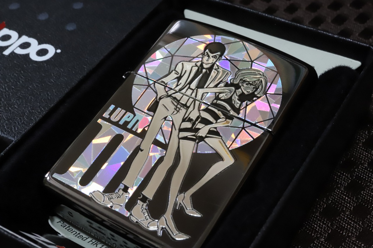 ルパンzippo ルパン三世 キラキラ ダブルフェイス 正規品 ルパンジッポ ジッポルパン ルパン 黒 オールメンバー かっこいい Islandfavours Com