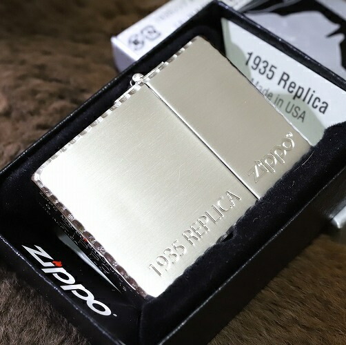楽天市場】レプリカZIPPO 1935レプリカ ミラーライン シルバー 人気 