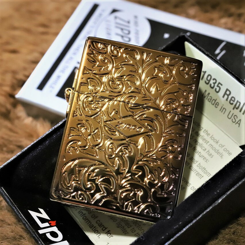 楽天市場】1935 レプリカ 両面アラベスク シルバー ZIPPO 四角い