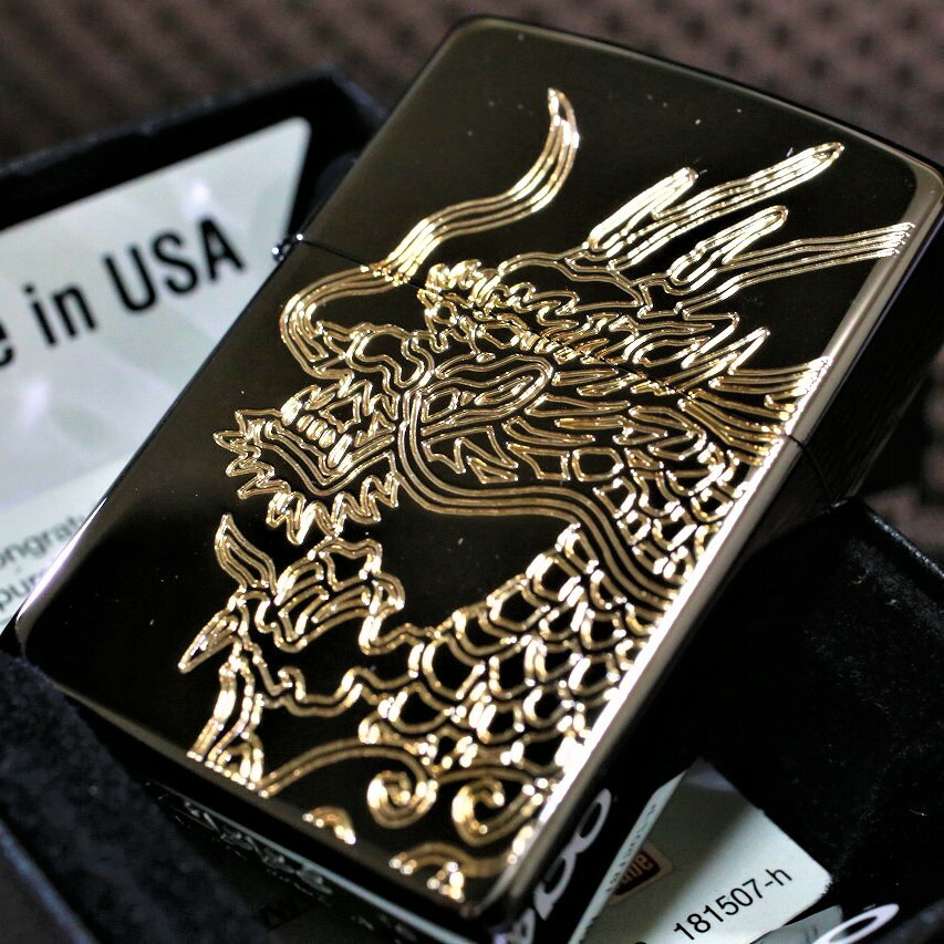 Zippo ブラックスワロフスキー ドラゴン Zippo ブラックスワロフスキー ドラゴン Zippo Lucky Dragon