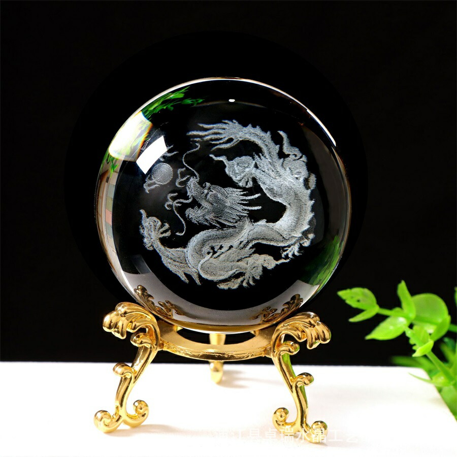 楽天市場】【ポイント10倍 エントリーで】【縁起物】水晶-龍（ドラゴン