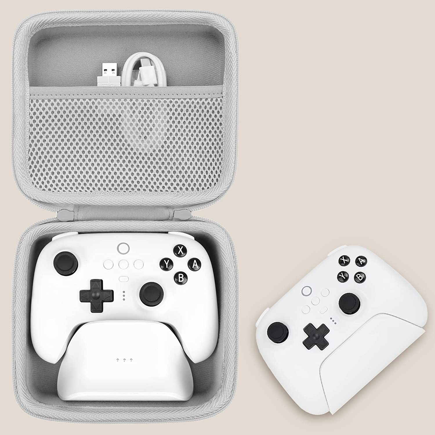 迅速な対応で商品をお届け致します 対応 8Bitdo Ultimate ワイヤレス 有線 コントローラーと充電ドック ケースのみ 