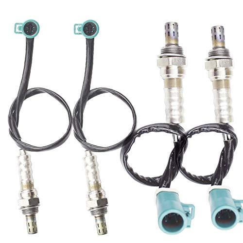 higherbro 4PCS 酸素 O2 センサー、 2002-2003 フォードエクスプローラー用 4.0L/4.6L アップストリーム + ダウンストリーム 自動車用交換用酸素センサー Oxygen O2 Sensor