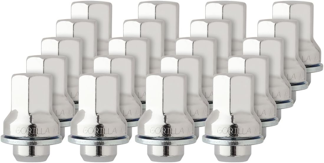 DPAccessories LCM4B6HCOCH06020 マグシートラグナット 20個 ホイール&タイヤラグナットクローム ジャガー Sタイプ Xタイプ Fタイプ XF XJ XK/R C2C35294用