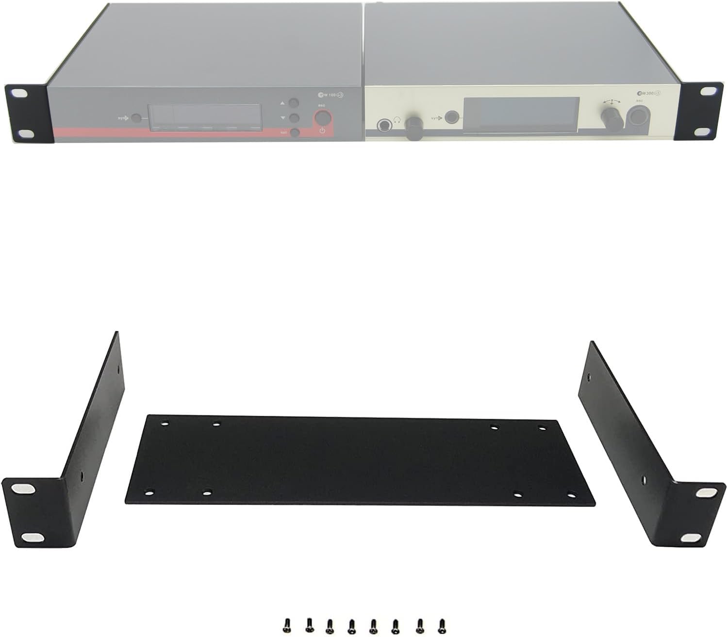 【楽天市場】RhymKawa RK ラックマウント ブラケット キット Sennheiser G3 G4 ew100 135 300 335