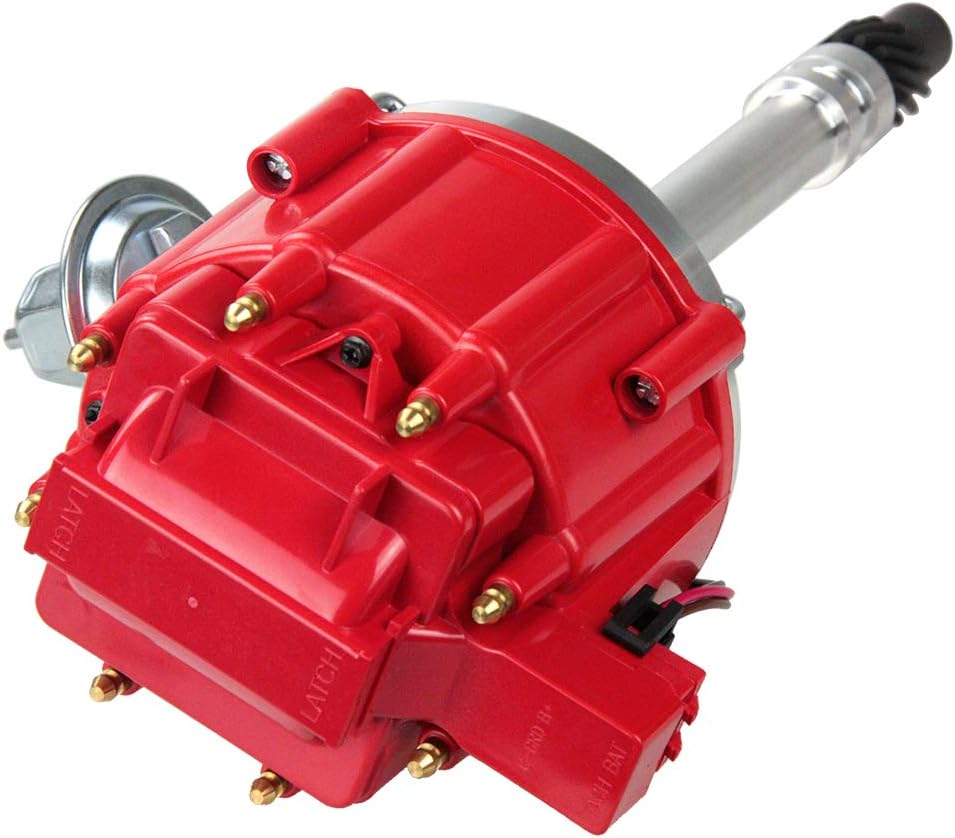 Voltstorm Performance Hei イグニッション ディストリビューター シボレー GM SBC BBC 9000RPM V8 65k コイル 283 305 307 327 350 400 スモール ブロック＆ 396 427 454 ビッグ ブロック に対応 Chevy HEI ディストリビューター GM 点火システム, スモールブロック レッド｜日本小売業販売 16,185円