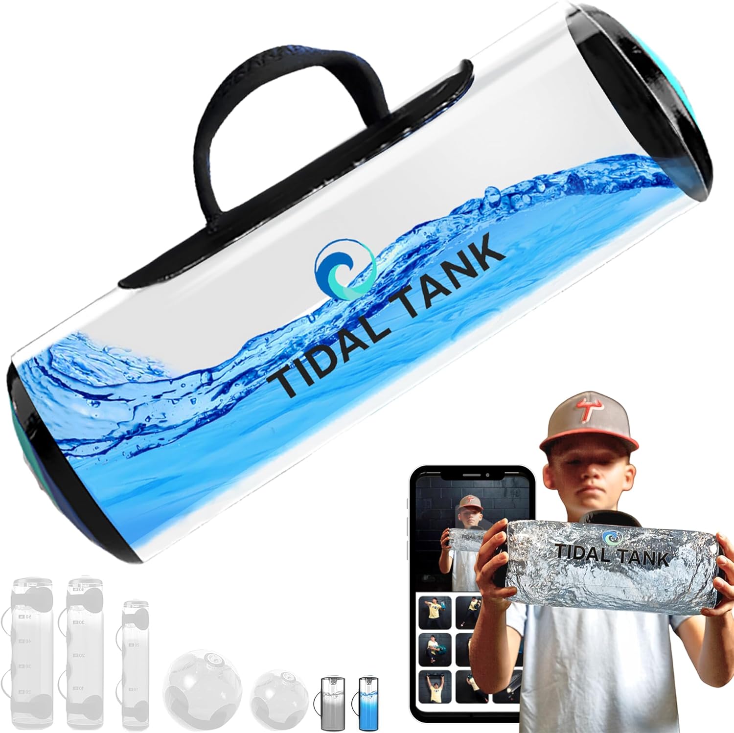 Tidal Tank 真砂御徒面子代わりの人品 7英国ポンド 自然調整能力のある アクアバッグ\u0026力強さ御徒面子 中核グループ\u0026平衡にするデバイス 携帯型 安定した性 フィジカルフィットネス設備 体制形づくる用