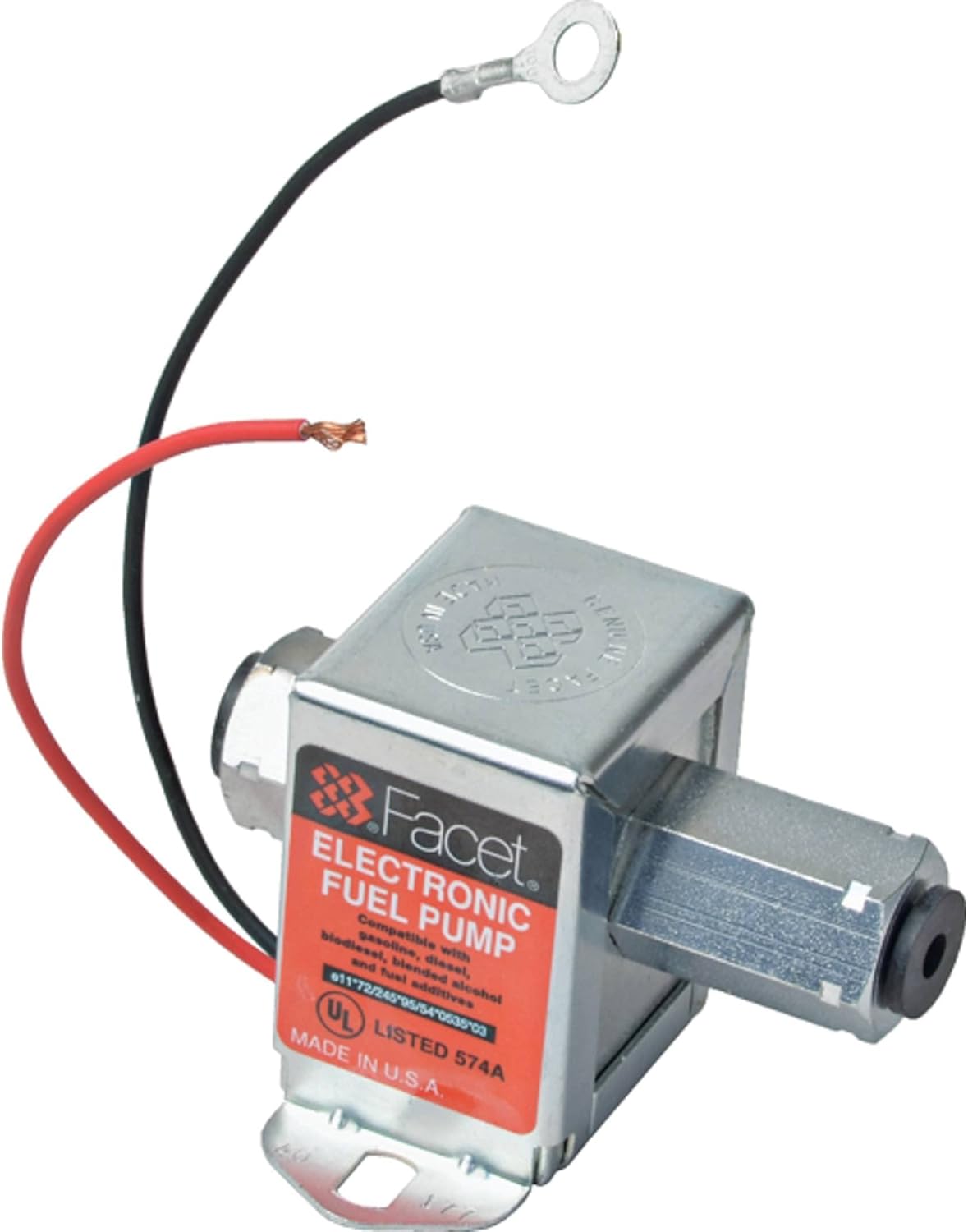 Facet-Purolator NEWソリッドステート燃料ポンプ 12V 1-2Psi 24インチ / 60.96cm 最小ドライリフト 7 Gph 電動燃料ポンプ