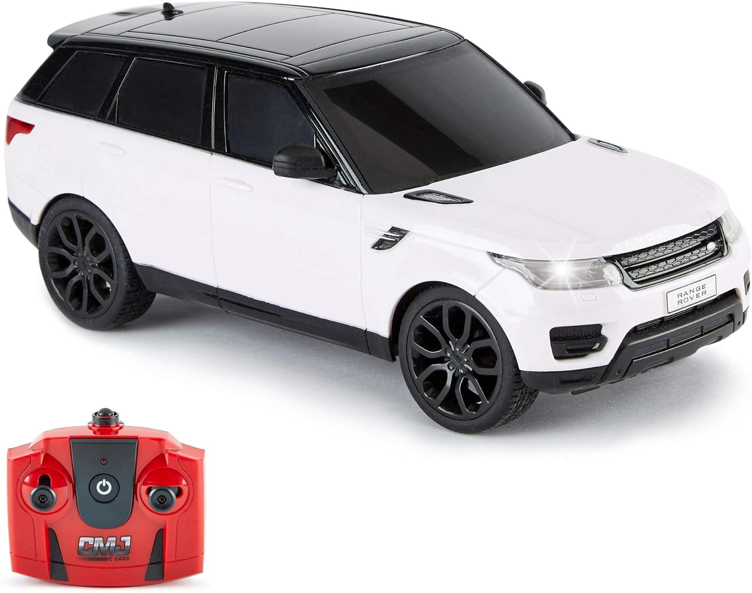 CMJ RC Cars Range Rover レンジローバー RC リモートコントロールカー スポーツ ホワイト 2.4Ghz 1:24 スケール ラジコン カーズ 2.4GHz リモコンカー レンジローバー RCカー 1/24 スケール スポーツカー リモコン 2.4GHz リモコンカー スポーツタイプ ホワイト