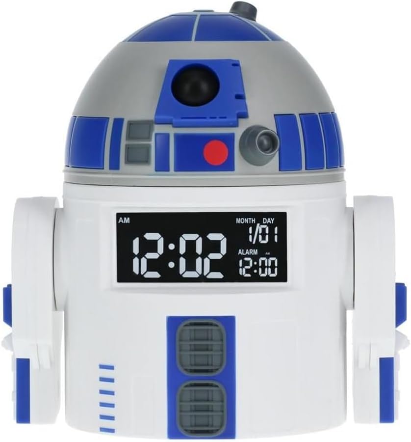 スター・ウォーズ　目覚まし時計 スター・ウォーズ STAR WARS R2D2 ロボット型LED目覚まし時計