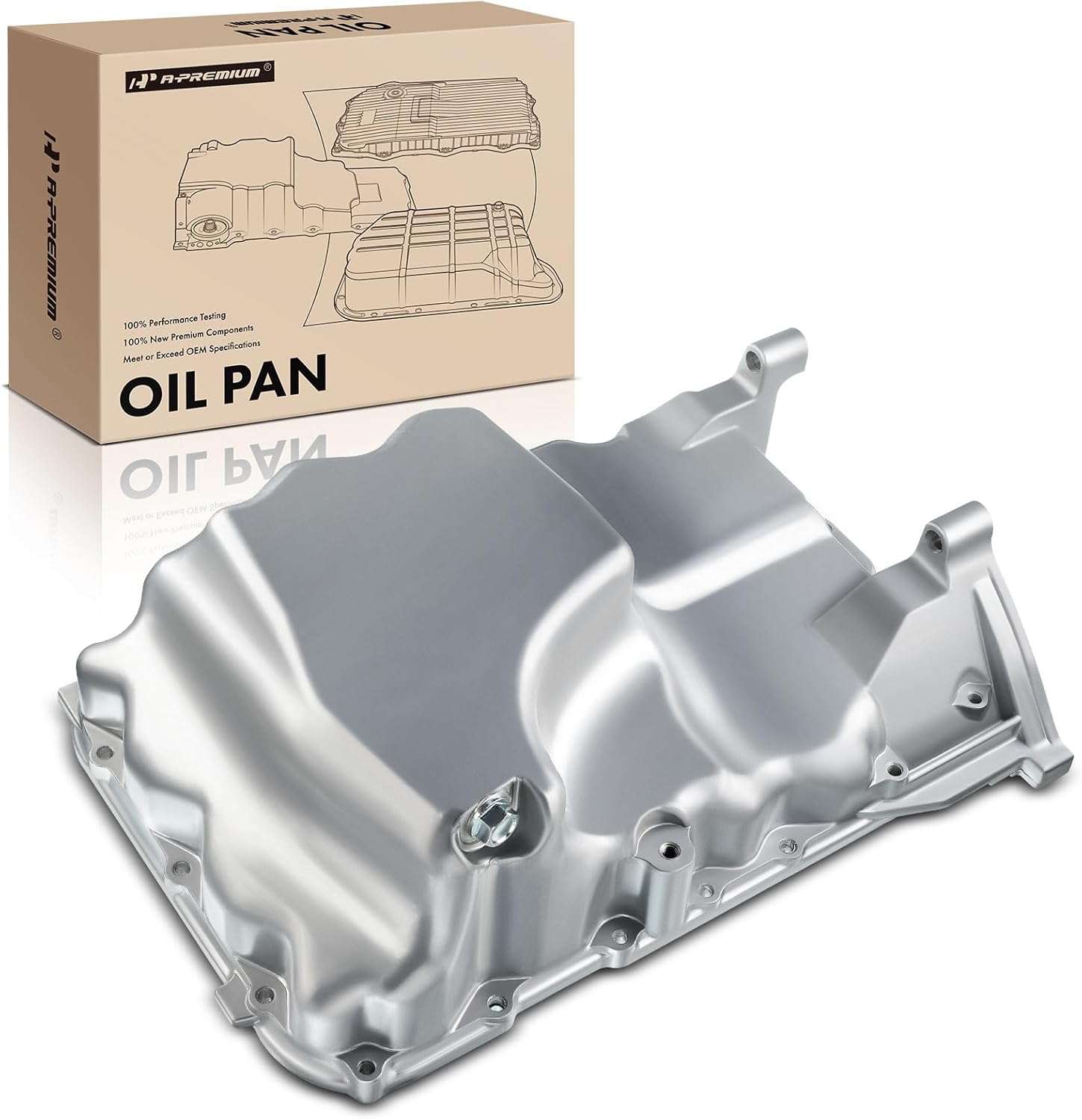 A-Premium エンジンオイルパンサンプ ドレンプラグ付き ホンダ アコード 2003-2007 3.0L オデッセイ 2005-2006 3.5L パイロット 2005-2005 3.5L アキュラ TL 2004-2006 3.2L に対応 パン&ドレンプラグ 18,606円