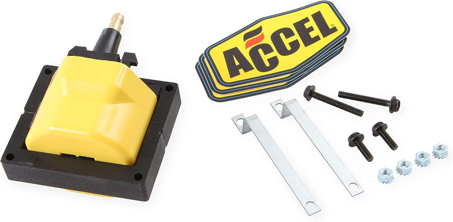 ACCEL (ACC 140011) GM HEI リモートマウント スーパーコイル イエロー 自動車交換部品 点火部品 コイル 16,978円