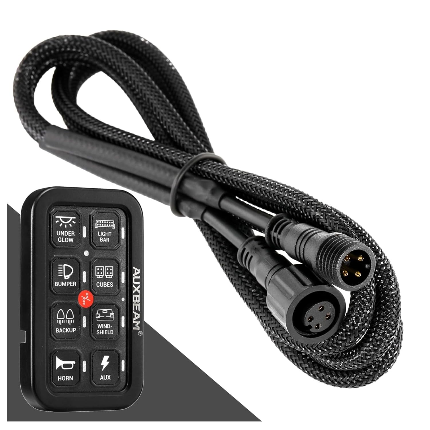 楽天市場】Auxbeam 8ギャング スイッチパネル BA80 自動調光機能付き