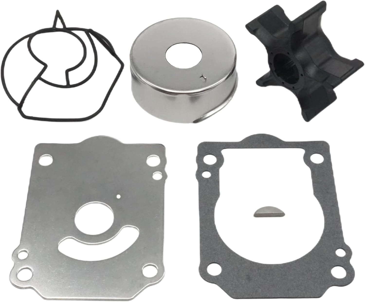 UANOFCN 1740096J02 ウォーターポンプインペラーサービスキット スズキ船外機 4ストローク 150 175 200 HP モーター DF150 DF150AP DF175 DF175AP DF200A 17400-96J00 ウォーターポンプ継手・アクセサリー 超軽量 船 交換部品 キット マリンウォーターインペラー再構築キット|日本小売業販売