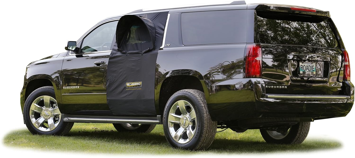 ROADIE- OVERNIGHTER SUVウィンドウテント 虫除けスクリーン&開閉式日よけ付き SUVでのキャンプに最適 ブラック 72545