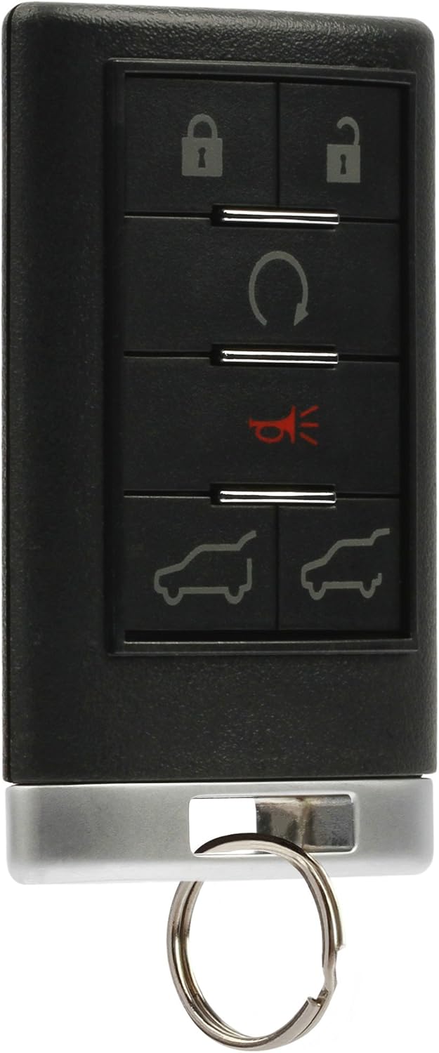 USARemote 2007～2014年式 キャデラック エスカレード キーフォブ（リモートキー／OUC6000066）プッシュスタート非対応 キャデラック エスカレード 対応 キーフォブ リモコンキー OUC6000066タイプ 非プッシュスタート車用 Keyless Entry Remote リプレイスメント スペアキー