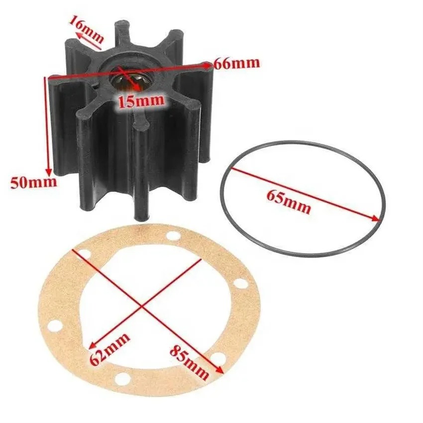 Volvo Penta ウォーターポンプ インペラキット 3841697 801277 825941 875593 877061 D4 D5 D7 MD31 41 42 ディーゼルエンジン対応 ウォーターポンプ インペラーキット ディーゼルエンジン用 ボルボ ペンタ ウォーターポンプ 船舶用 冷却ポンプ パーツ ボルボ ペンタ