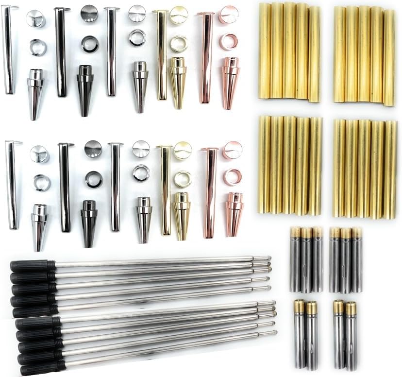 Spearhead Products スリムライン ペンキット 10本セット 木工旋盤用 7mmツイスト式 多彩仕上げ スリムライン ペンキット 木工旋盤用 7mm ツイストペンキット 10本セット 複数仕上げ 木工旋盤 オリジナルペンを製作 ハンドメイド ペン クラフト 木工旋盤 ペン作り ツイスト式