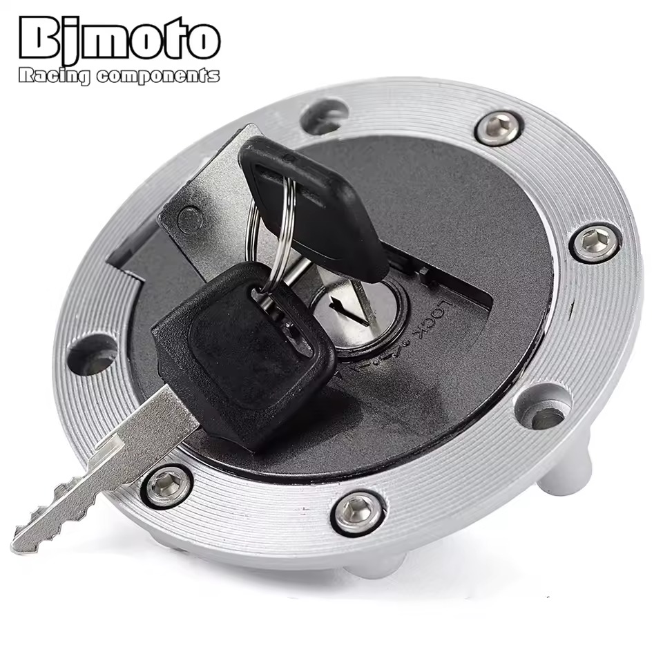 BJMOTO RACING COMPONENTS 燃料タンクキャップ 鍵付き YAMAHA ヤマハ 汎用 アルミ製 ガスタンクカバー TZR125R RD350LC FZR600R FZS600 Fazer XJ600N XJ600S Diversion 対応 燃料タンクキャップ 鍵付き ガスタンクキャップ フューエルキャップ YAMAHA ガスタンクキャップ