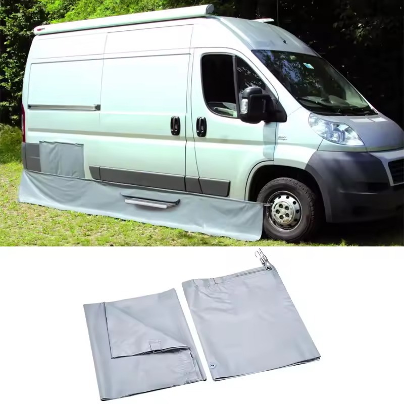 RV オーニング ドラフトスカート ホイールアーチカバー付 Fiat Ducato / Peugeot Boxer / Citroen Relay キャンピングカー カラバン 風・雨侵入防止 RV用 オーニング ドラフトスカート ホイールアーチカバー|Fiat Ducato / Peugeot Boxer / Citroën Relay 対応|日本小売業販売