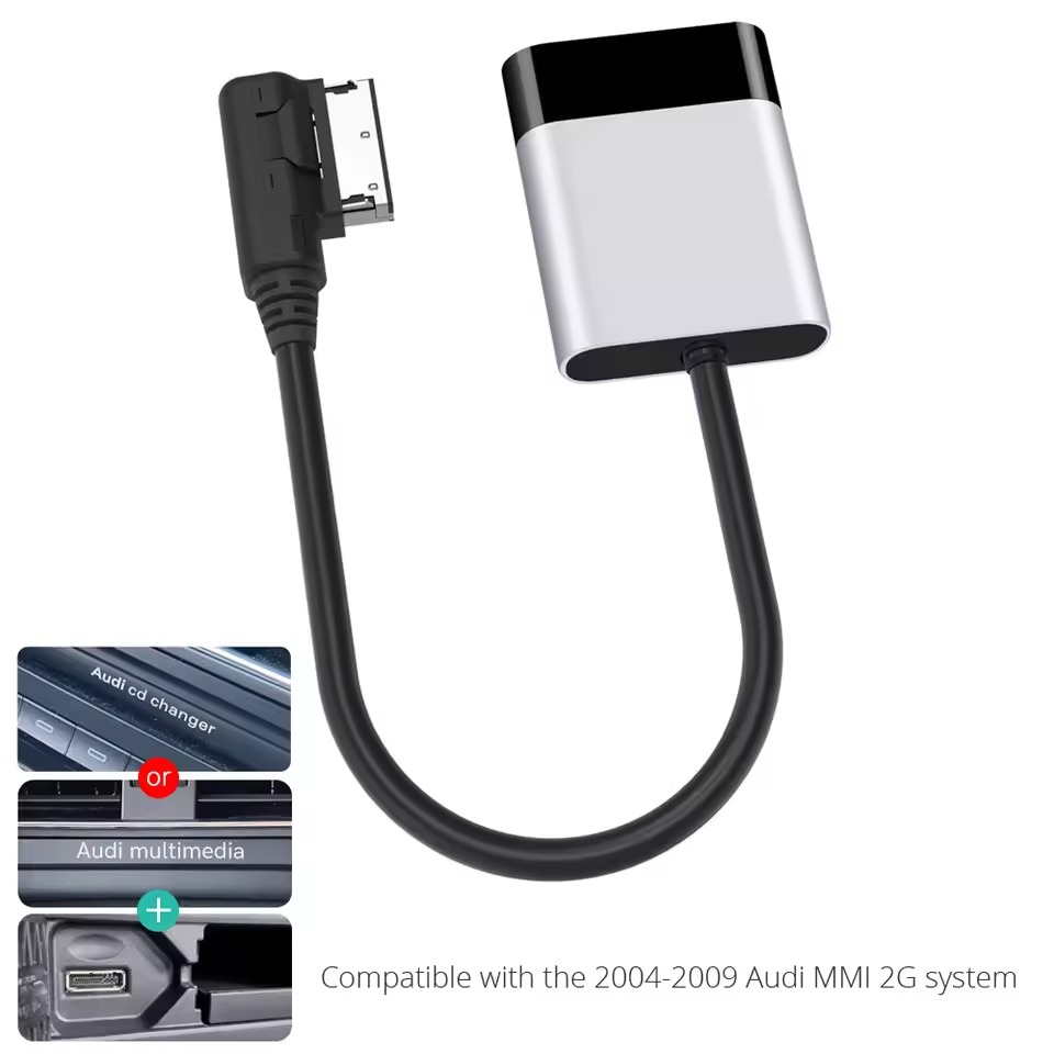 ATOCOTO Bluetooth 5.0 aptX-HD AMI MDI アダプター Audi2G対応 Bluetooth 5.0 アダプター Audi AMI MMI 3G MMI 3G+ VW MDI RNS510 Mercedes対応 aptX HD ワイヤレス音楽再生 CSR8675搭載 カーオーディオ AMIアダプター MDIアダプター|日本小売業販売