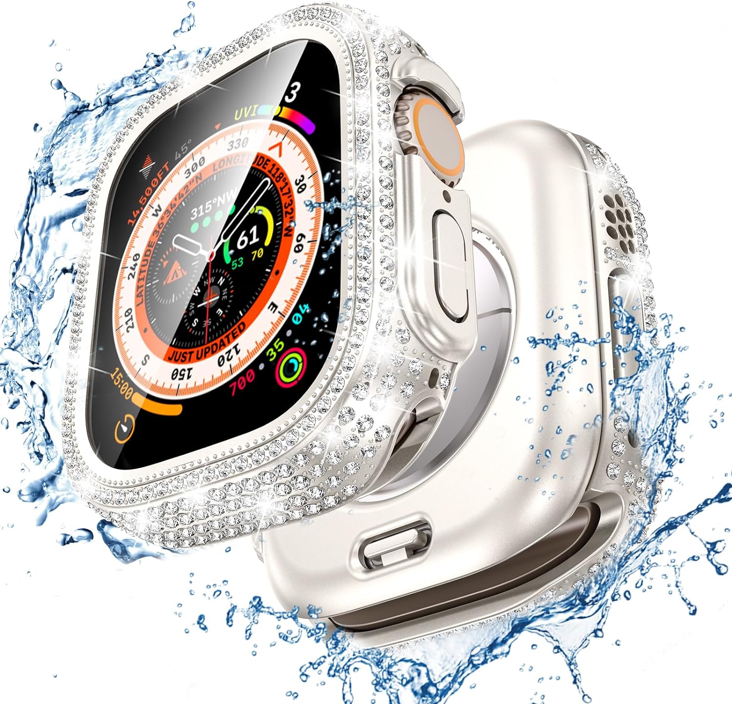 JETech Premium Tempered Glass Screen Protector For Apple Watch