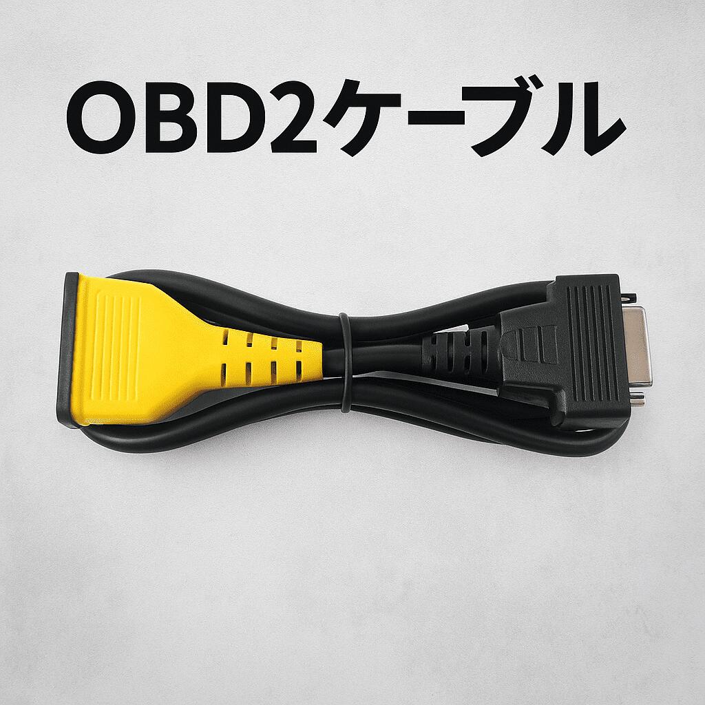 Launch X431 CRPシリーズ用 メインケーブル／OBD2ケーブル（DP15 2列 → OBD2 16ピン）CRP123X CRP129X CRP909X CRP919 HD3 SmartLink C OBD2ケーブル スキャンツール用ケーブル LAUNCH OBDケーブル X431 CRP123X 対応ケーブル CRP129X 交換ケーブル 自動車診断機 ケーブル