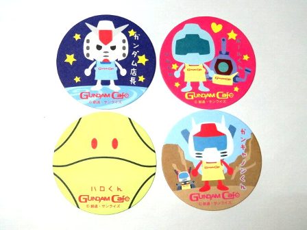 ZAK　ガンダム　カフェくん　コースター　ガンダムセット画像