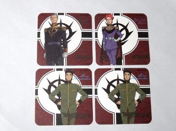 ZAK　ガンダム　オリジン　コースター　4枚セット画像