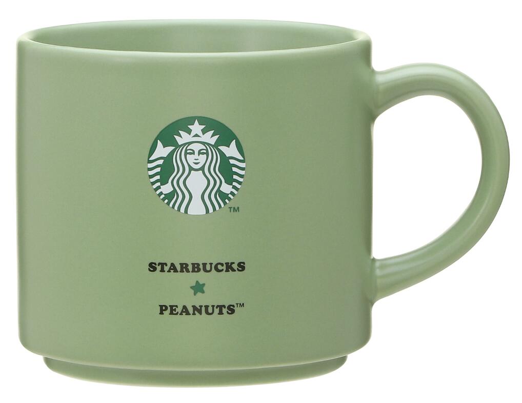 スタッキングマグ PEANUTS 355ml グリーン ※日時時間指定不可の商品です　詳しくは商品説明にて