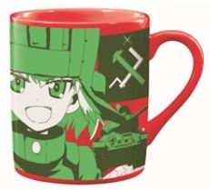 ガールズ＆パンツァー　マグカップ　カチューシャ※日時時間指定不可の商品です　詳しくは商品説明にて画像