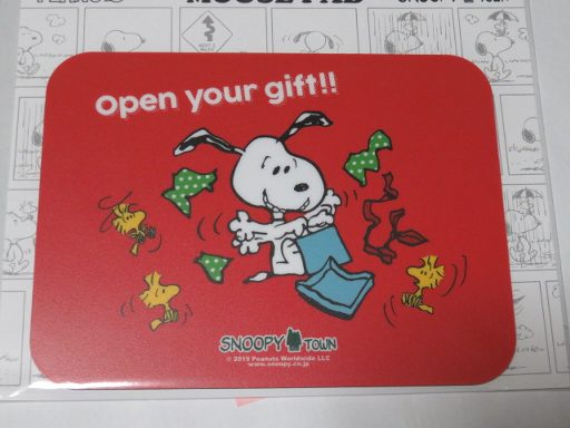 楽天市場 スヌーピー マウスパッド Open Gift ａｍａｘ 楽天市場店