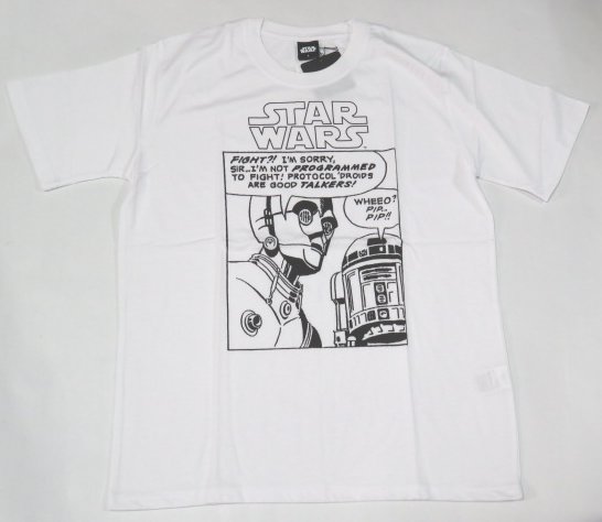 楽天市場 スターウォーズ コミック Tシャツ 白 L amax 楽天市場店