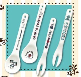 楽天市場】ZAK ムーミン ニョロニョロ スプーンとナイフセット