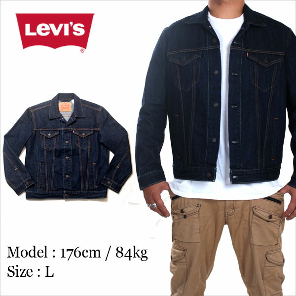 Levis トラッカー メンズ ジャケット リーバイス ヒップホップ ジージャン インディゴ ダンス 大きいサイズ Gジャン Gジャン ワンウォッシュ Jkt B系 ストリート系 ヒップホップ ダンス 衣装 ブランド ファッション Amazing アメージング Amazingリーバイス Gジャン