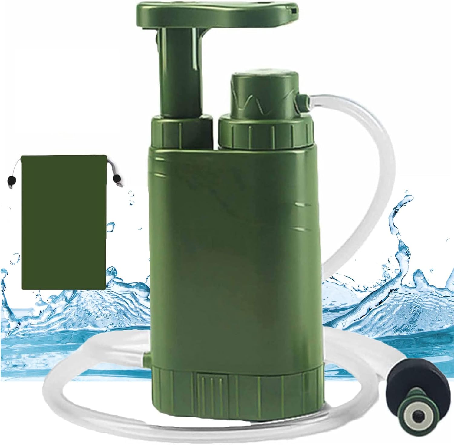 アウトドア キャンプ 浄水器 4500L - 携帯浄水器 浄水器 濾過器 サバイバル用浄水システム、0.01umフィルターシステム ミニ浄水器 水ろ過 サバイバル アウトドア 濾過器 浄水ボトル 99.9999%の異物 バクテリアを除去 緊急用水 濾過ストロー 6,280円