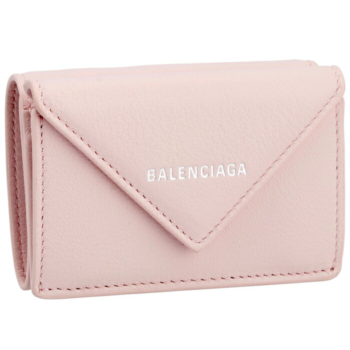 楽天市場 バレンシアガ Balenciaga ミニ財布 ペーパー ミニ Papier 三つ折り財布 ピンク系 Dlq0n 5901 21ws アメイジングサーカス