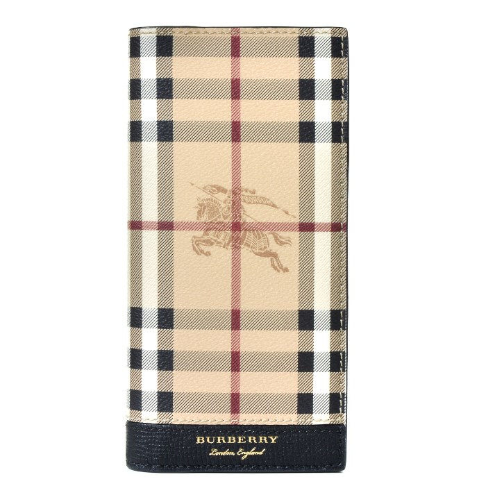 楽天市場 バーバリー Burberry メンズ 財布 メンズ 二つ折り長財布 チェック柄 ブラック 4065235 アメイジングサーカス