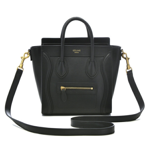 Celine Bag Nano Luggage 2way Handbag 16824 3hsc 38no