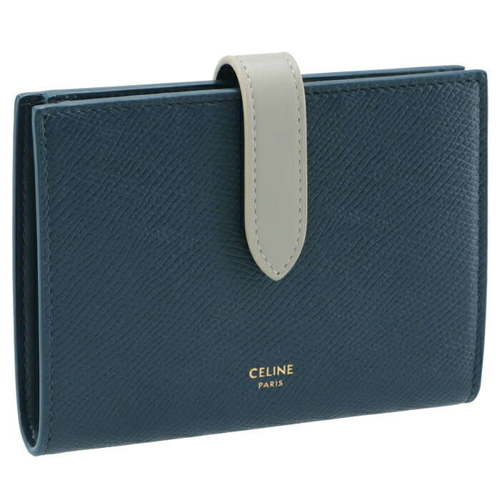 楽天市場】セリーヌ CELINE 財布 二つ折り ミディアム ストラップ 