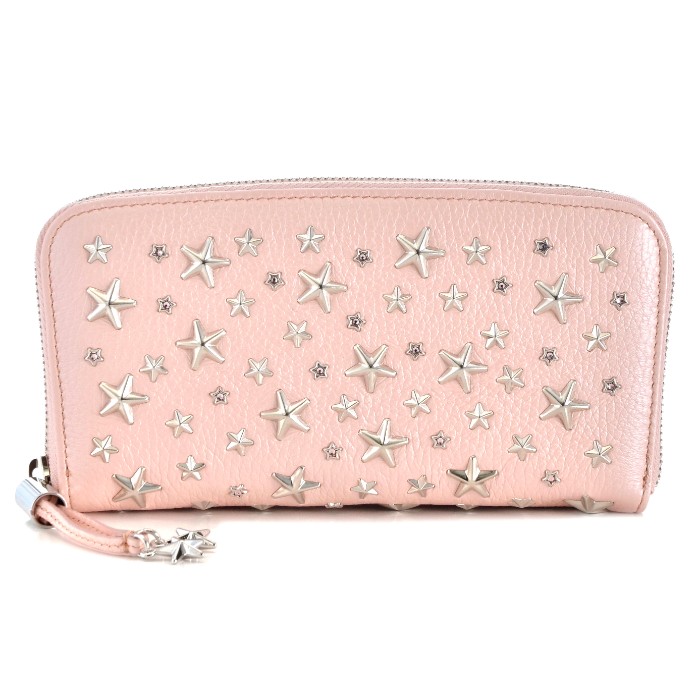 楽天市場 ジミーチュウ Jimmy Choo 財布 スタースタッズ クリスタルスタッズ ラウンドファスナー長財布 ピンク系 Filipa Prt 0158 アメイジングサーカス