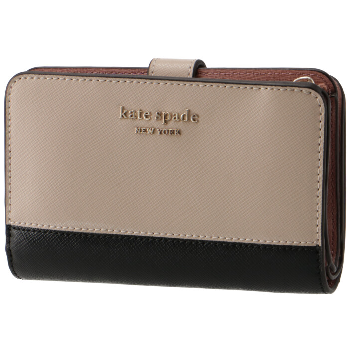 【楽天市場】ケイトスペード KATE SPADE 財布 二つ折り サフィアーノレザー SPENCER スペンサー コンパクトウォレット