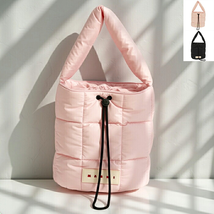 マルニ MARNI トートバッグ PUFF パデットナイロン A4収納可 バケットバッグ ショルダーバッグ 2026年春夏新作 SBMP0269A0 P8068｜アメイジングサーカス
