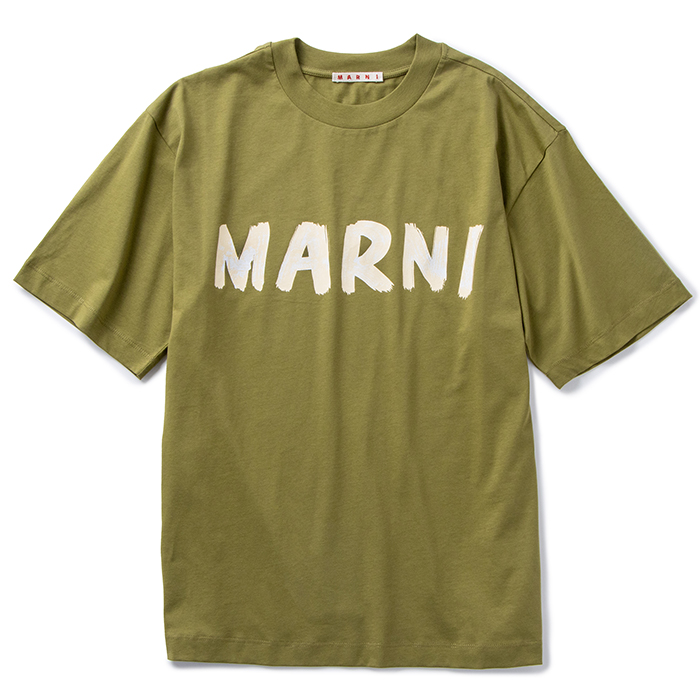 楽天市場】マルニ MARNI 2022年春夏新作 ロゴ Tシャツ ホワイト系 